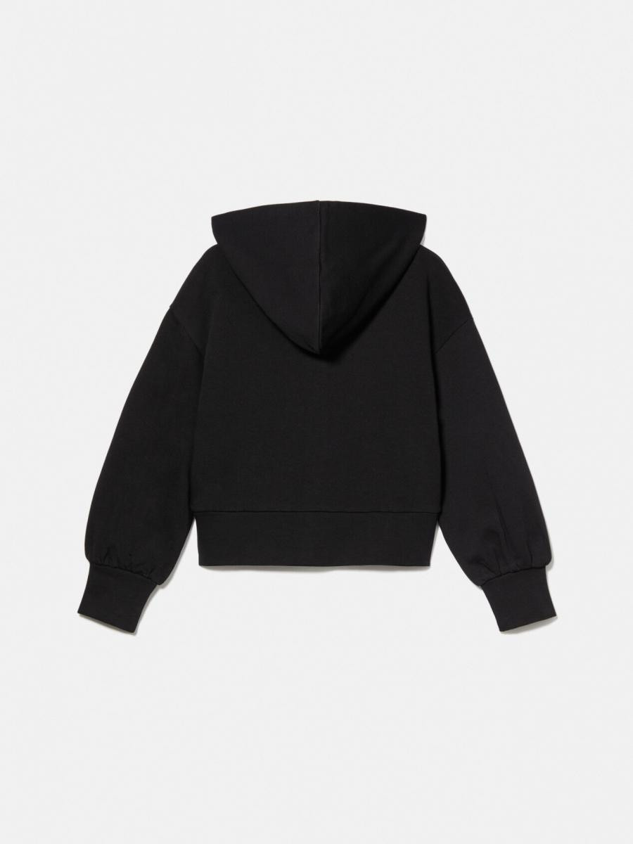 Sisley young dečija dukserica sa kapuljačom 