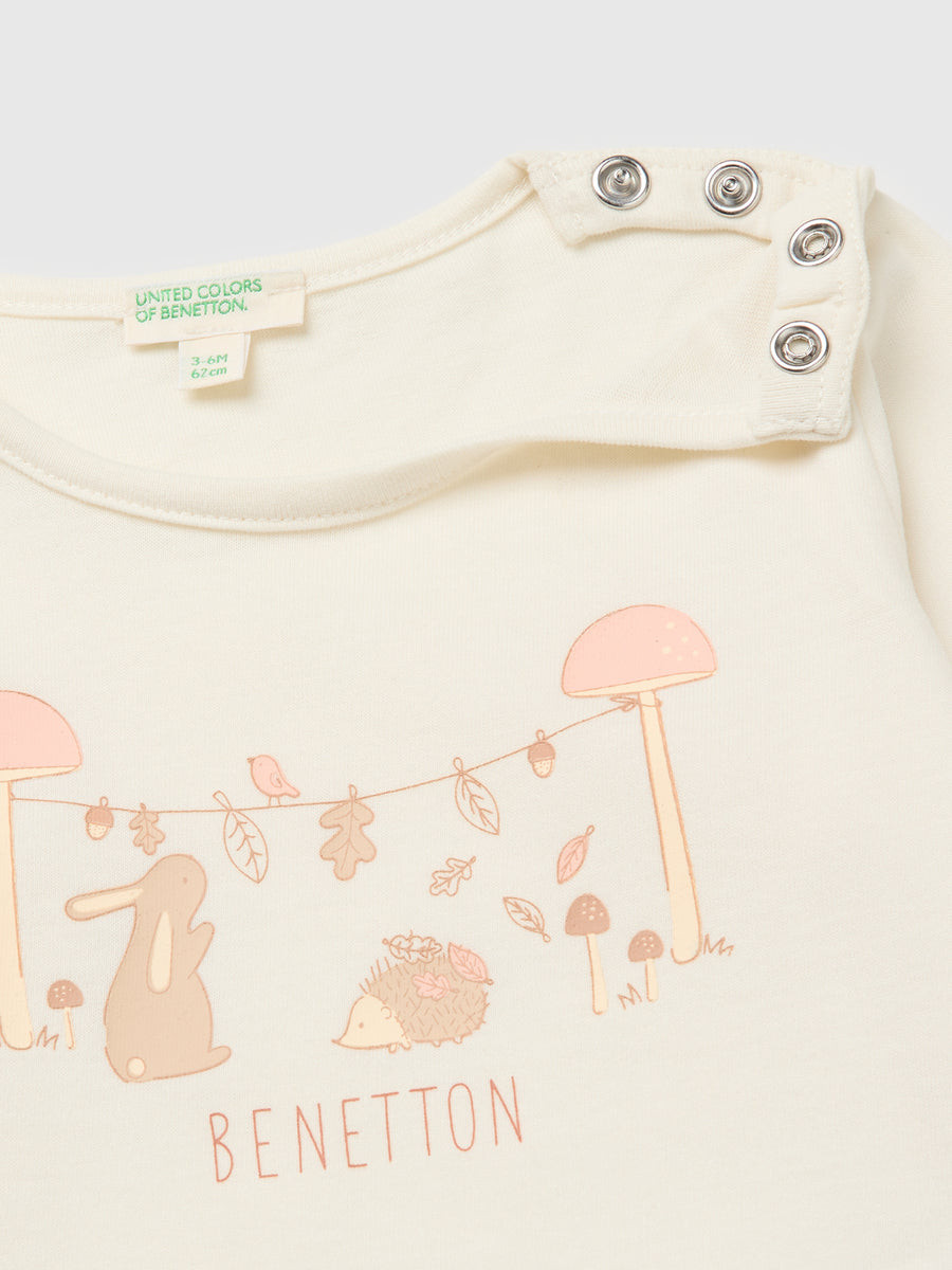 Benetton majica d/r za bebe 