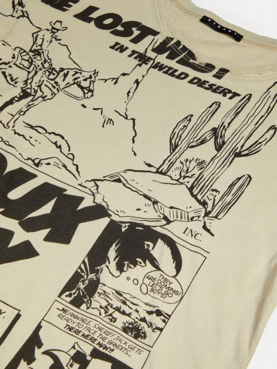 Sisley young dečija majica k/r 