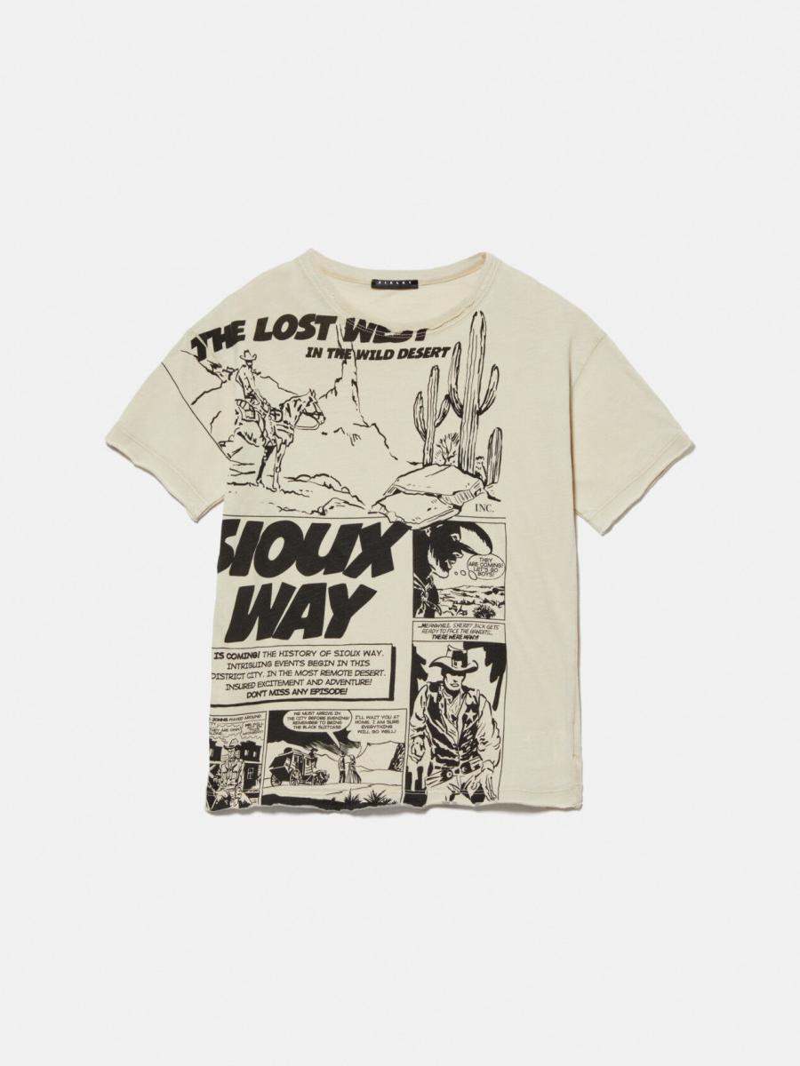 Sisley young dečija majica k/r 