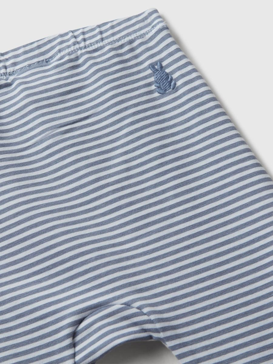 Benetton komplet bodi, pantalone i kapa za bebe 