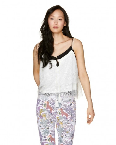 Benetton ženska majica na bretele 