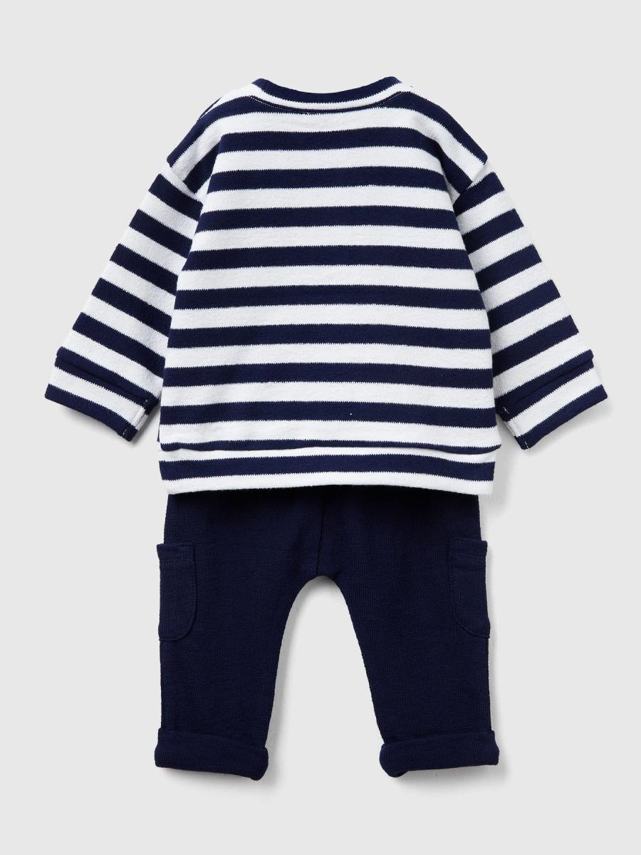 Benetton komplet duks i pantalone za bebe 