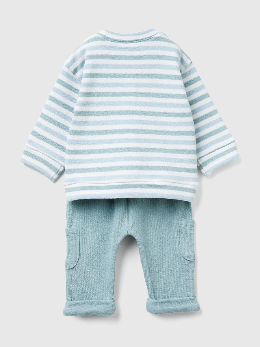 Benetton komplet duks i pantalone za bebe 