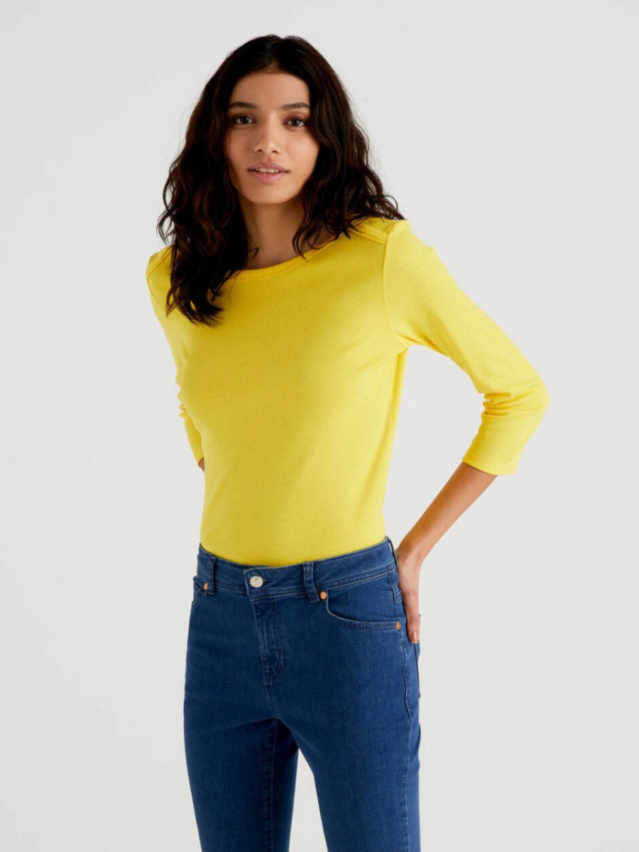 Benetton ženska majica 3/4 rukav 