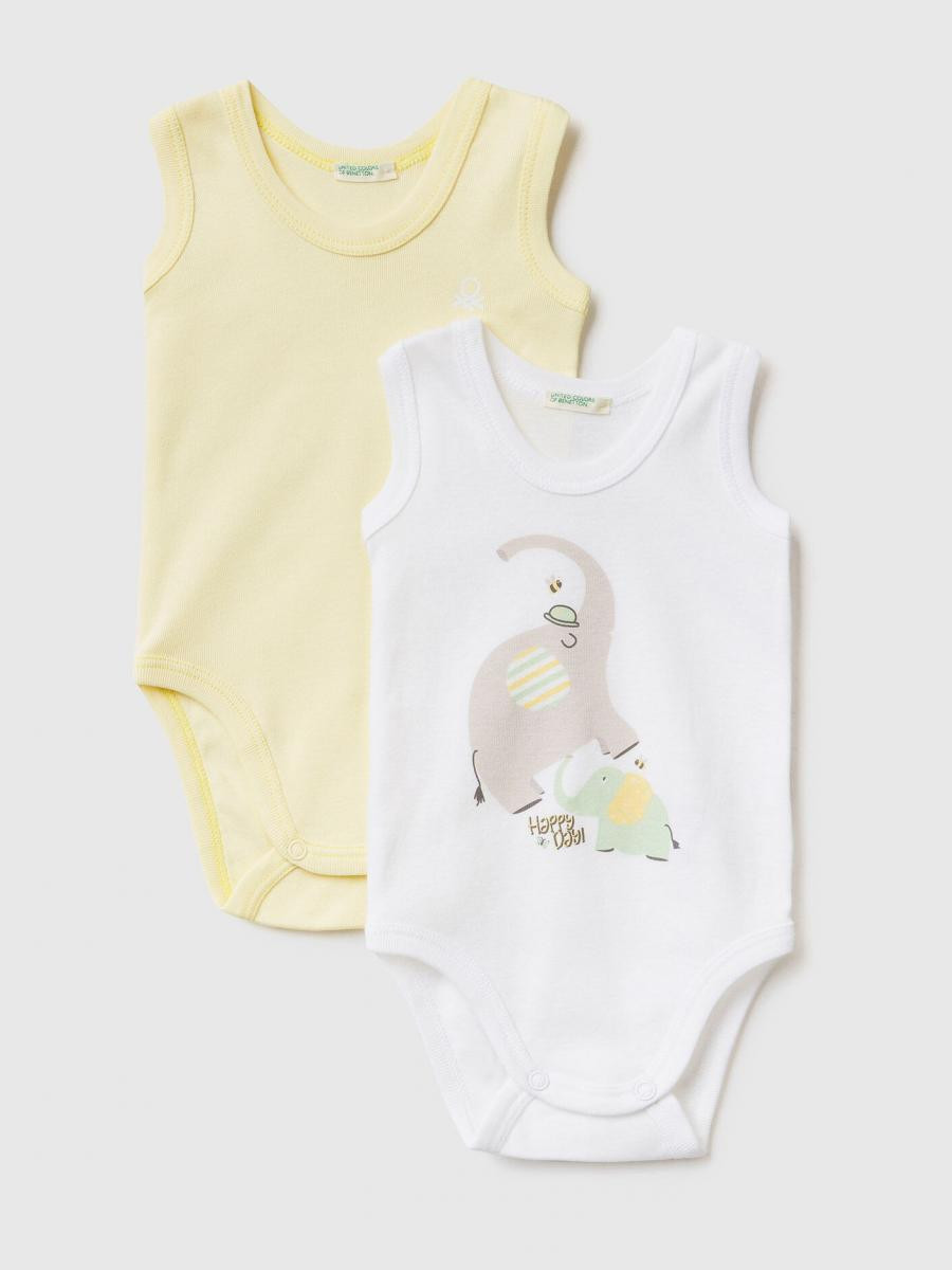 Benetton bodi 2 komada za bebe 