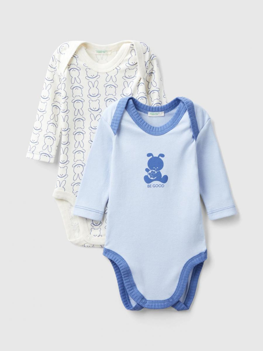 Benetton bodi dva komada za bebe 