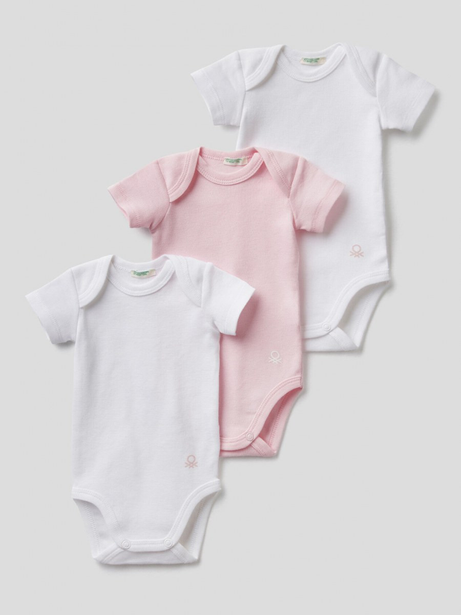 Benetton bodi za bebe 3 komada 