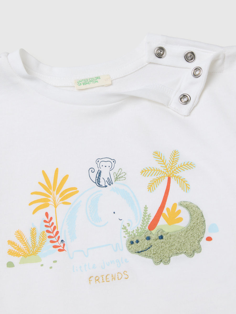 Benetton majica k/r za bebe 