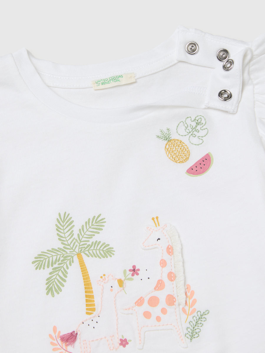 Benetton majica k/r za bebe 