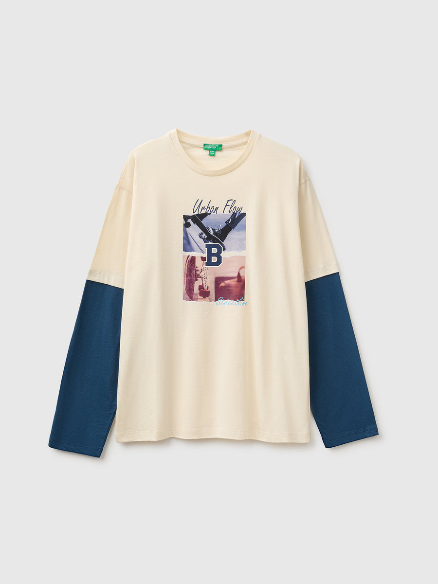 Benetton dečija majica d/r 