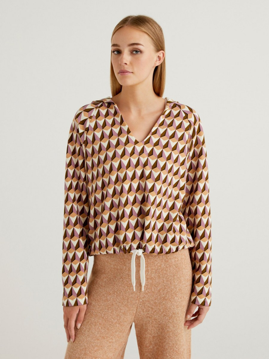 Benetton ženska dukserica sa kapuljačom 