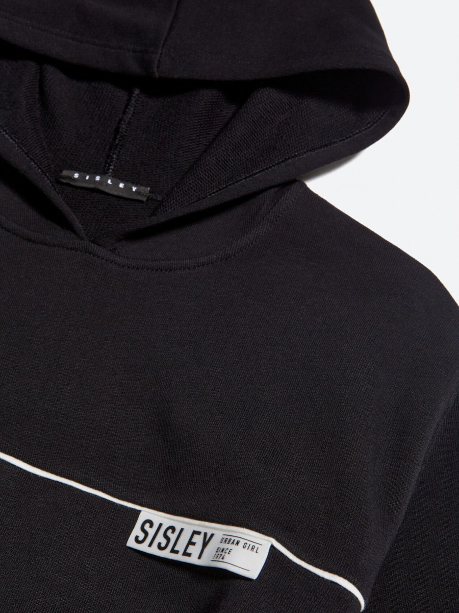 Sisley young dečija dukserica sa kapuljačom 