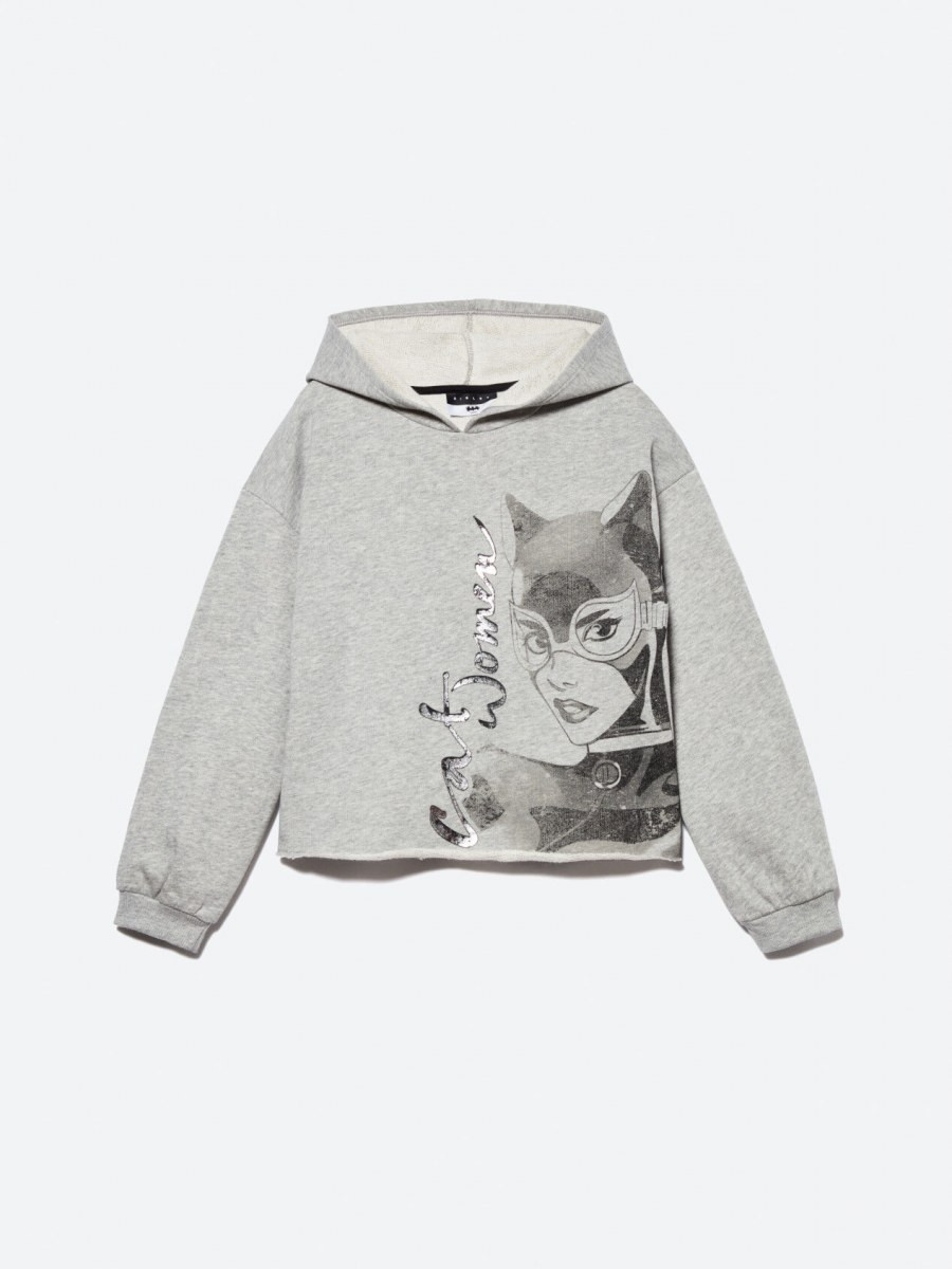 Sisley young dečija dukserica sa kapuljačom 