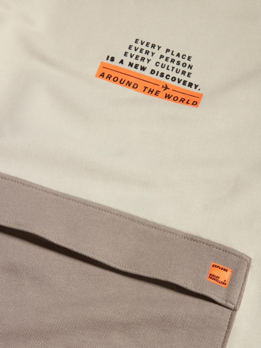 Sisley young dečija dukserica sa kapuljačom 