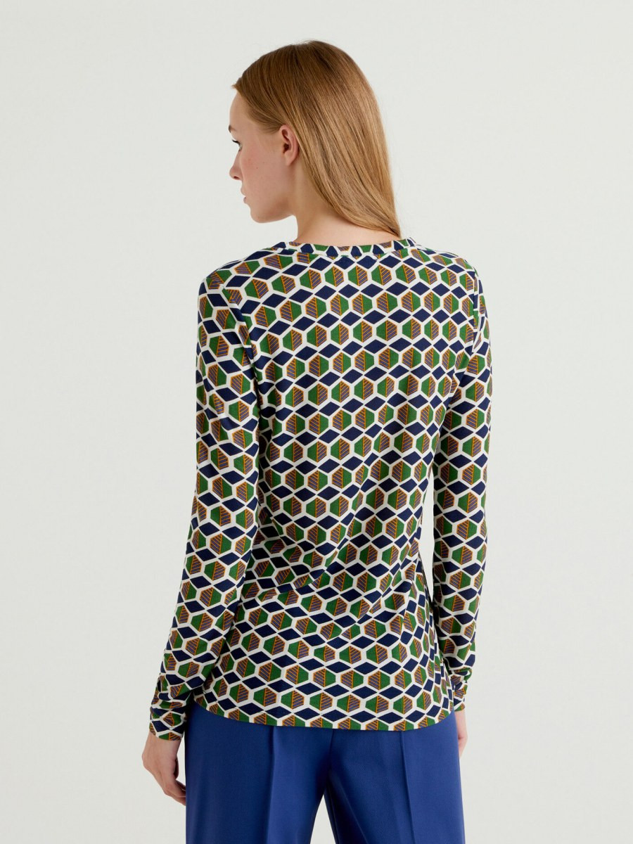 Benetton ženska majica d/r 