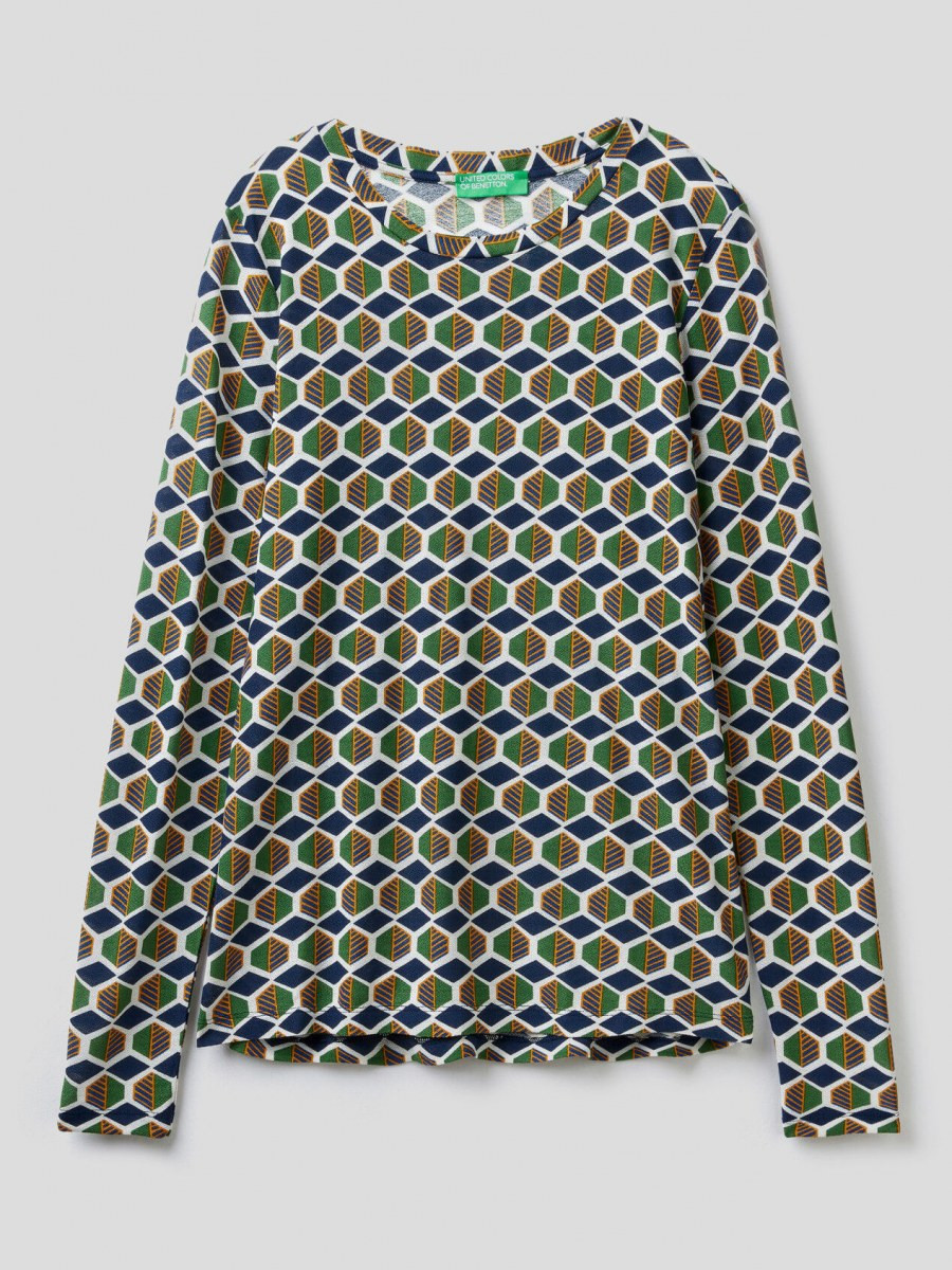 Benetton ženska majica d/r 