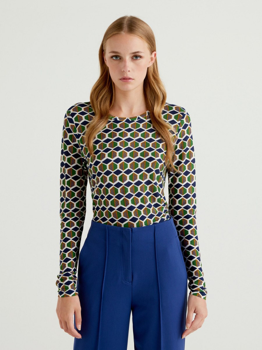 Benetton ženska majica d/r 