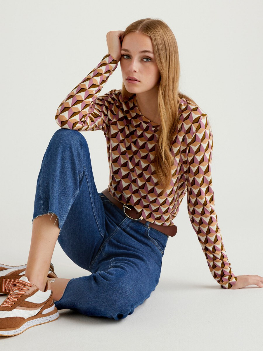 Benetton ženska majica d/r 