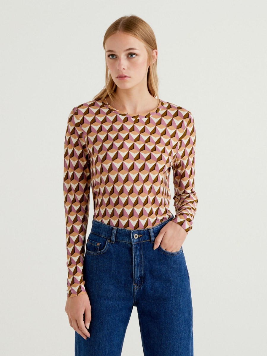 Benetton ženska majica d/r 