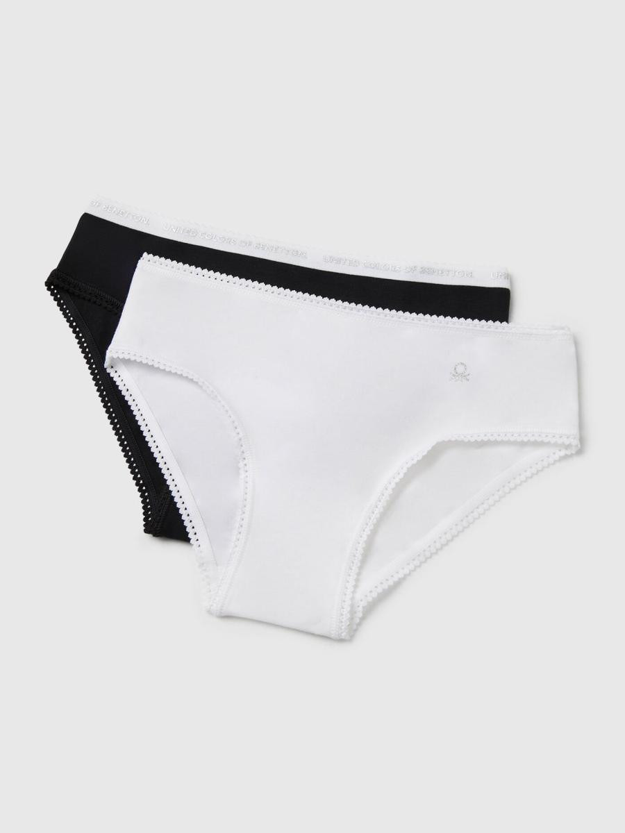 Benetton dečiji set dva para slip gaćica 