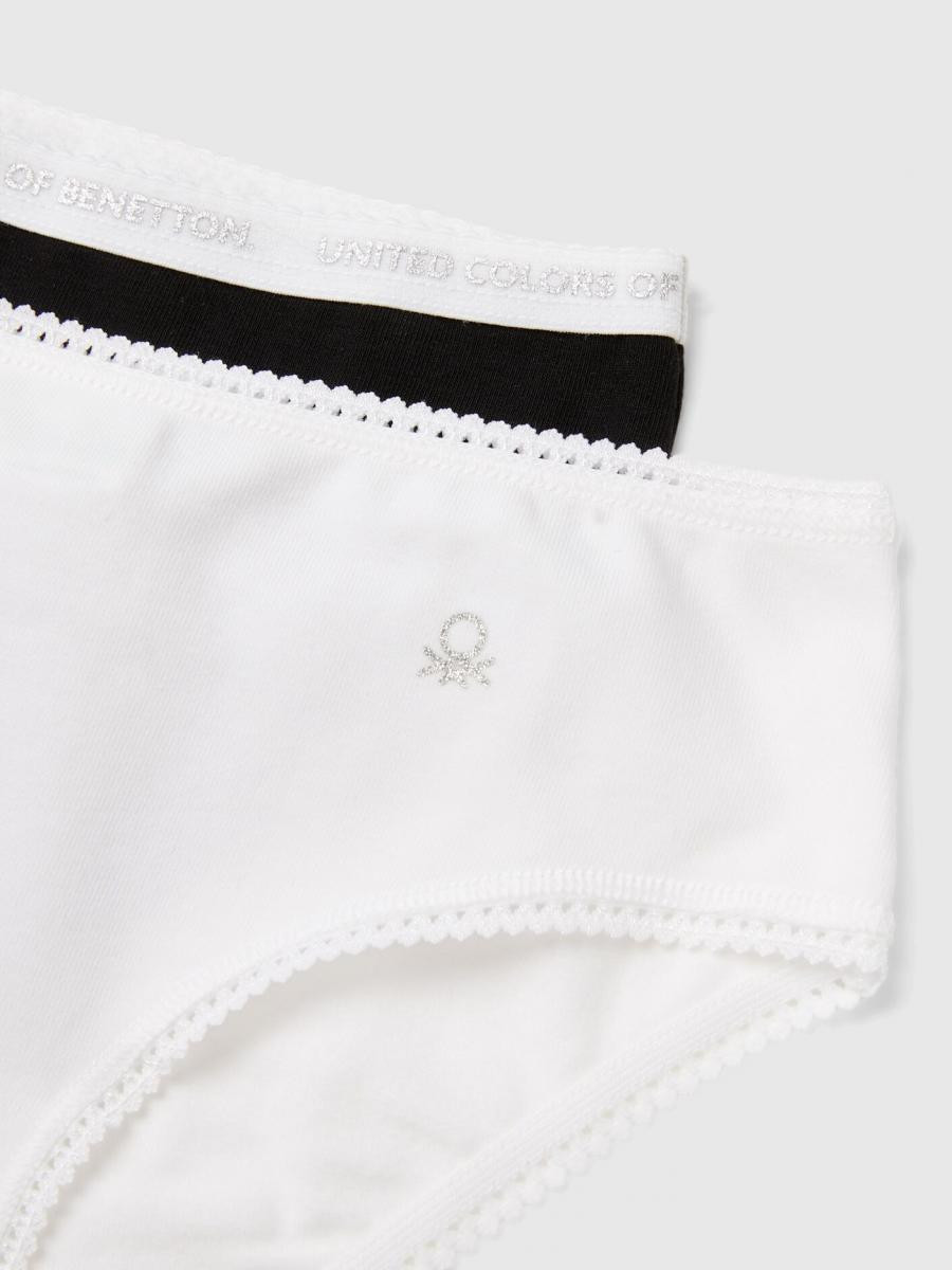 Benetton dečiji set dva para slip gaćica 