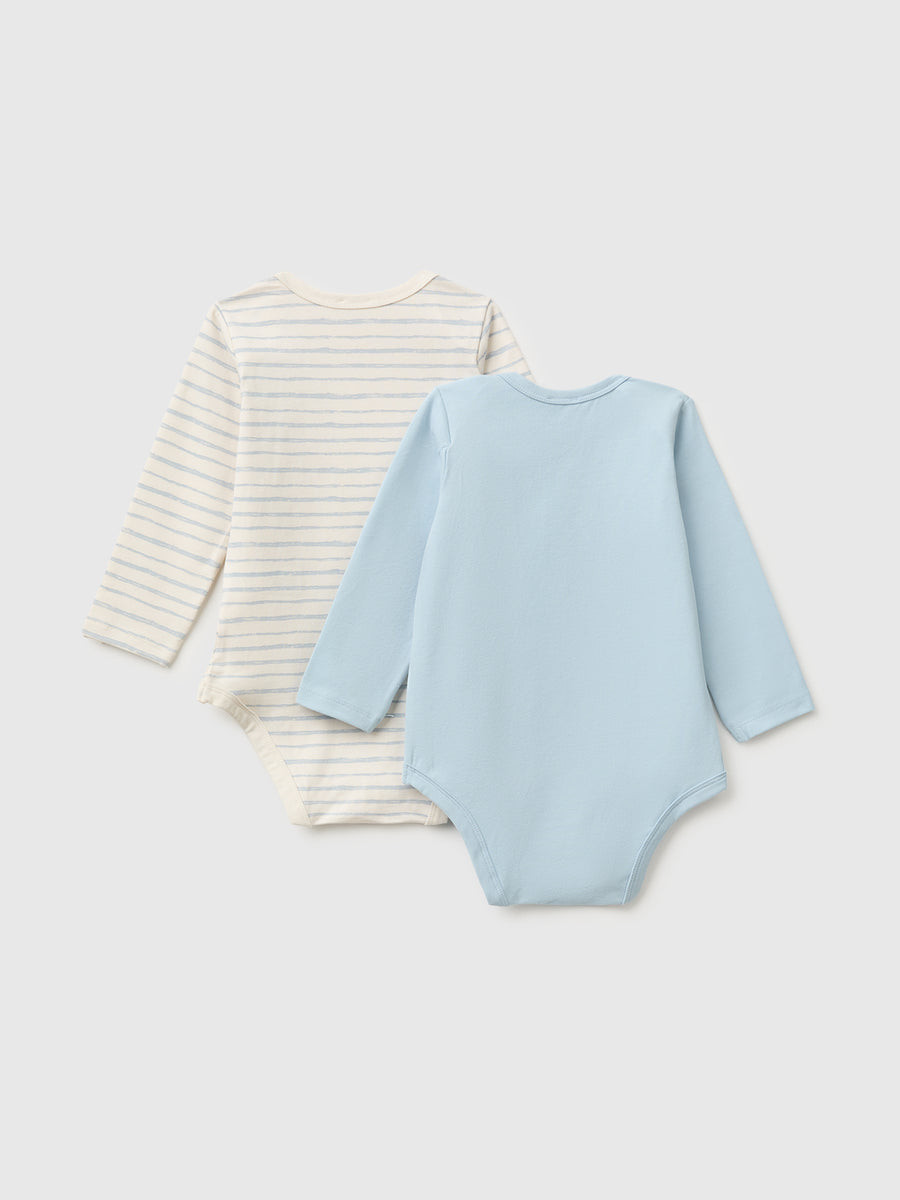 Benetton bodi 2 komada za bebe 