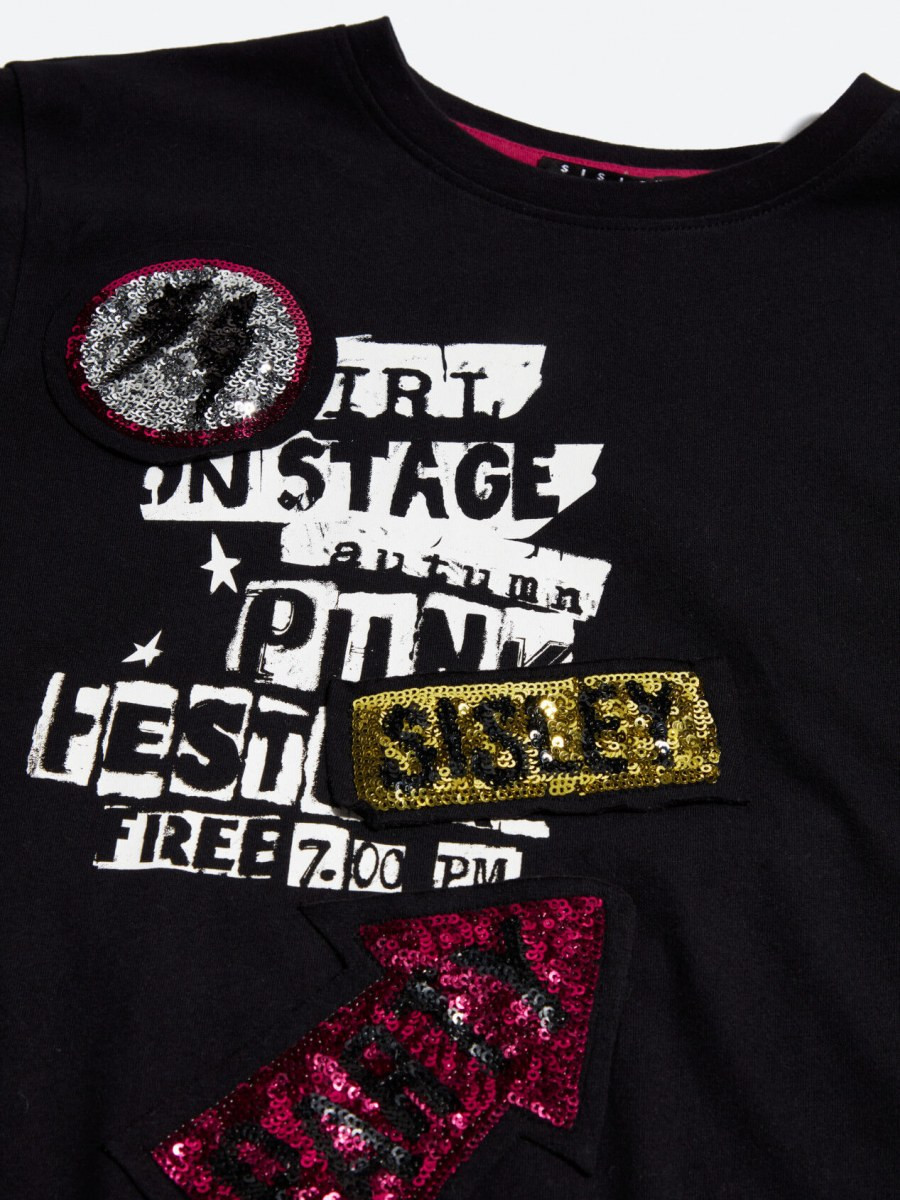 Sisley young dečija majica d/r 