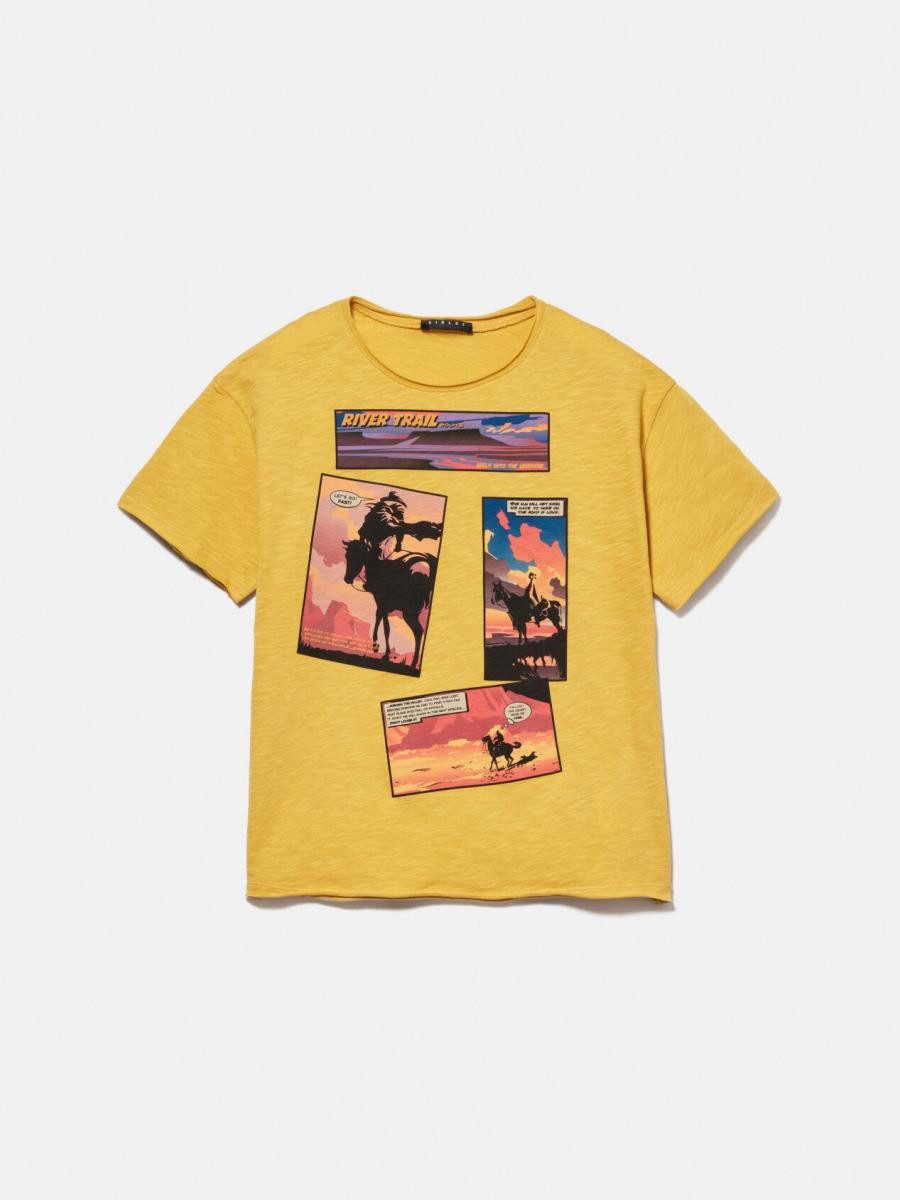 Sisley young dečija majica k/r 