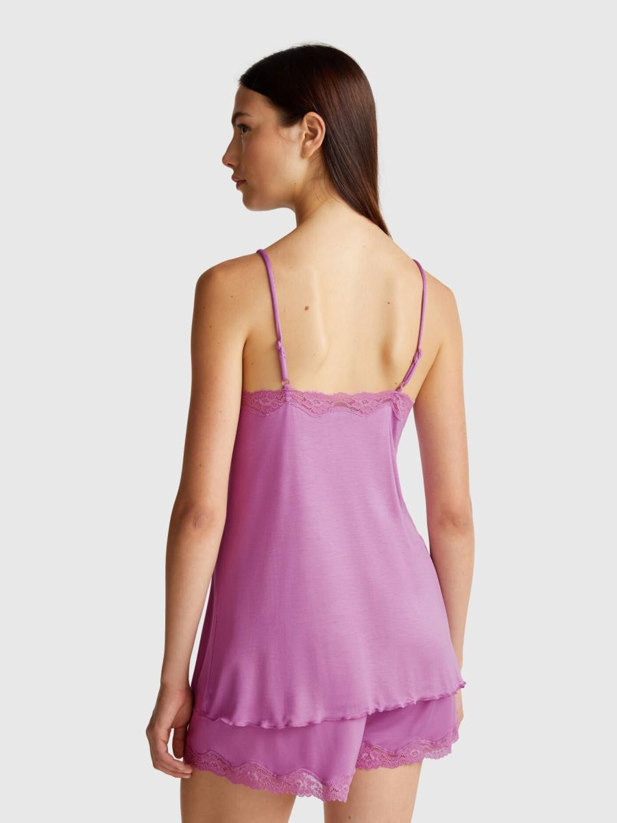 Benetton ženska majica na bretele 