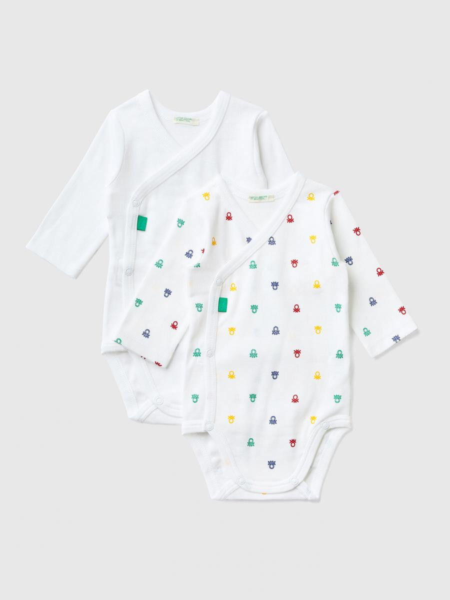 Benetton bodi 2 komada za bebe 