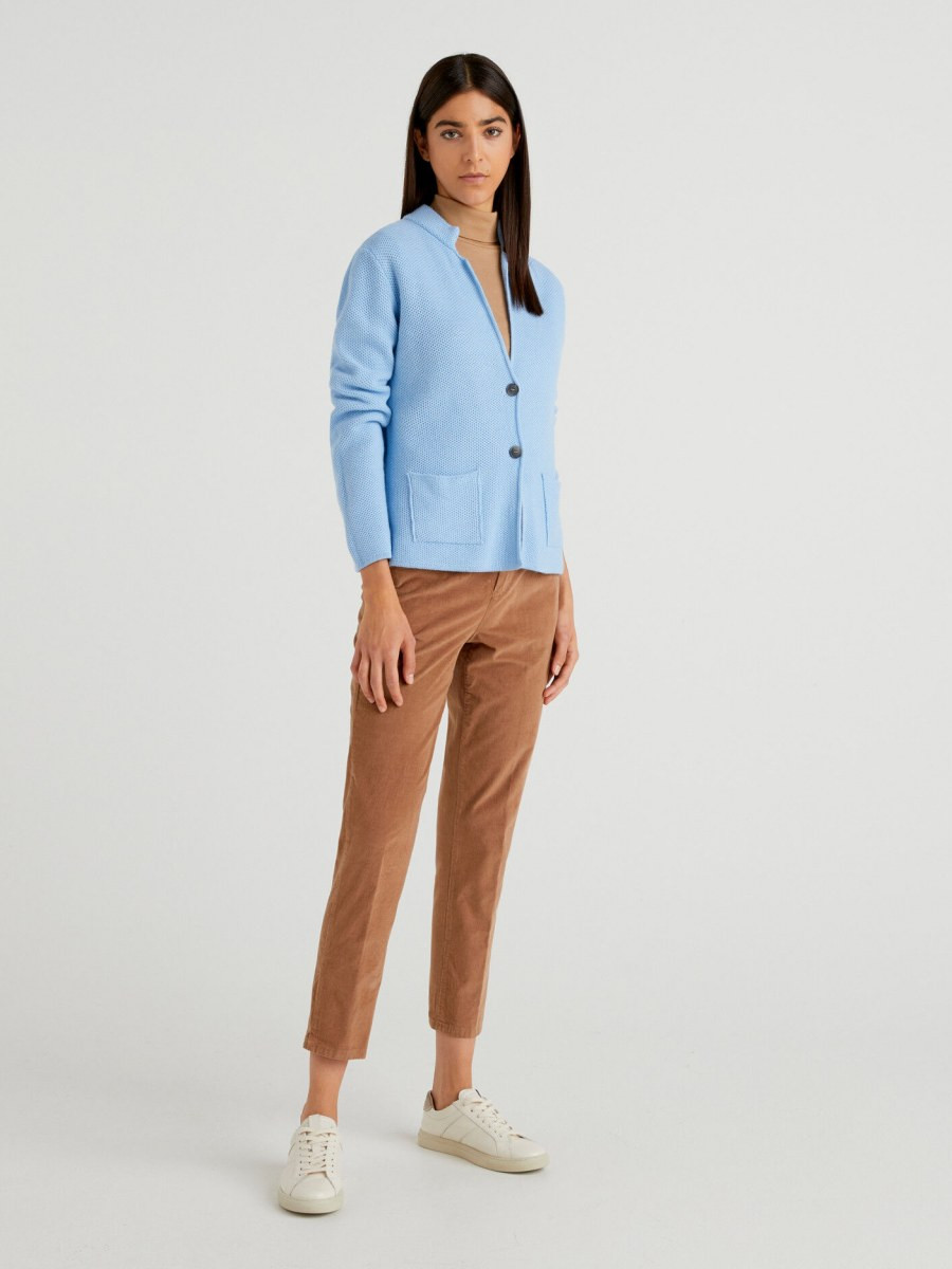 Jean Slim United Colors Of Benetton - Bleu, Taille 170 Cm - Coton Stretch Recyclé