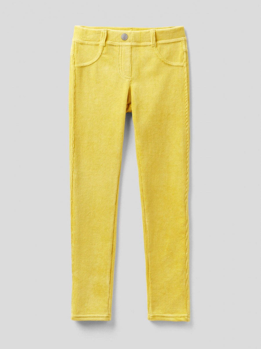 Pantaloni Denim Elasticizzati United Colors Of Benetton Per Bambini - Cotone Riciclato