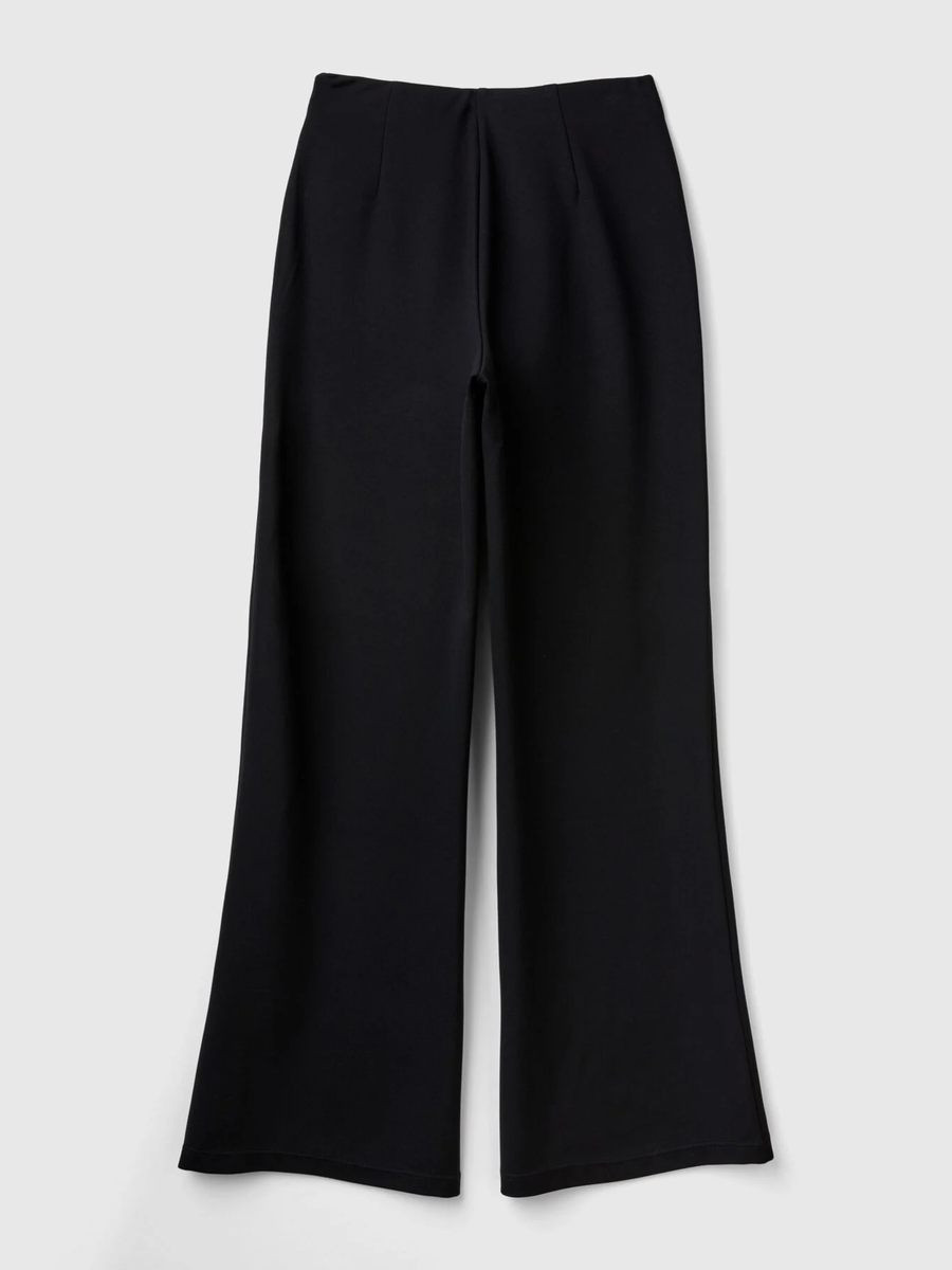 United Colors Of Benetton Pantalone Donna In Twill Di Cotone | Modello Caviglia Con Vita Pulita | Vestibilità Regolare