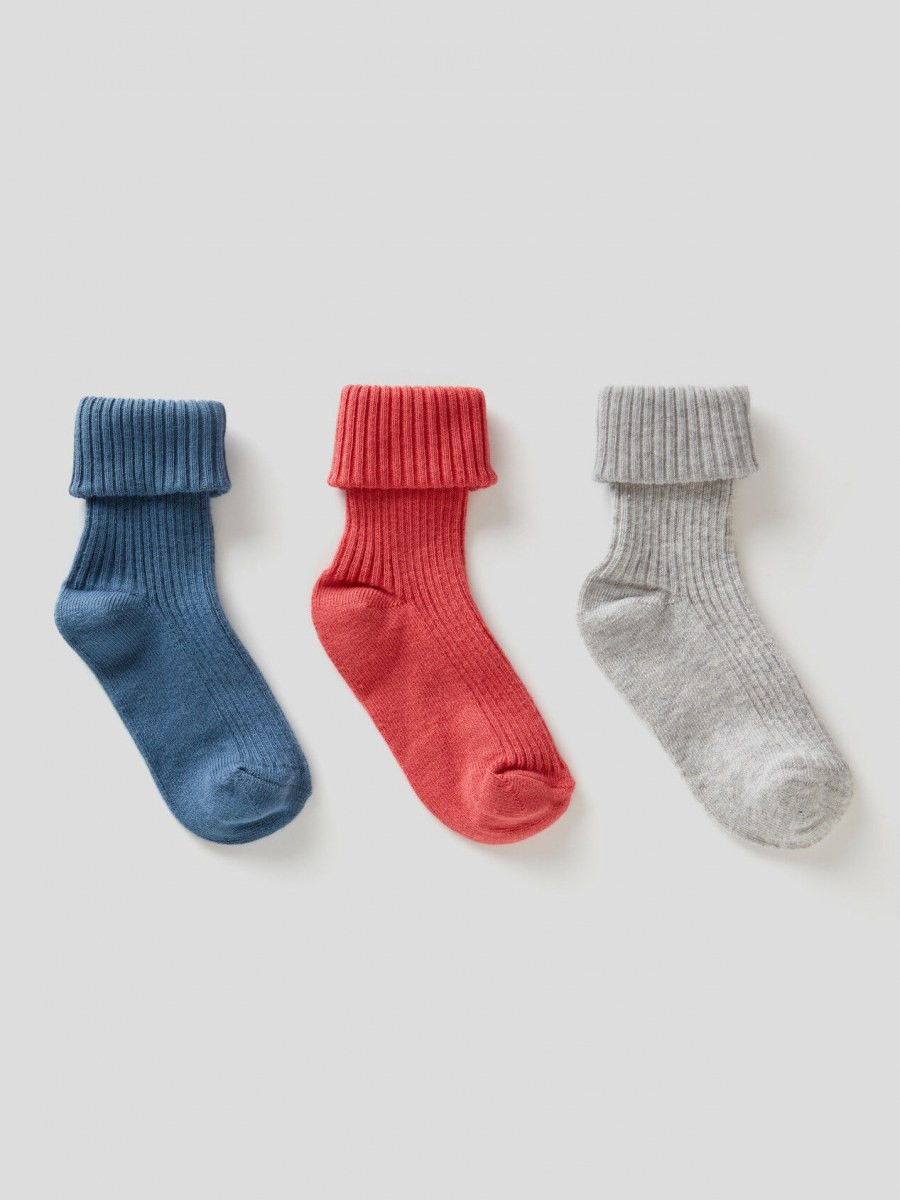 Benetton čarapice tri para za bebe 