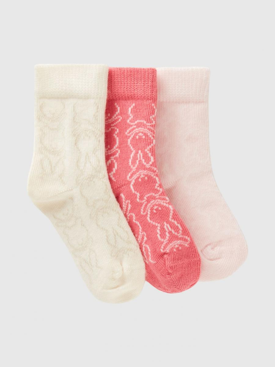 Benetton čarapice tri para za bebe 