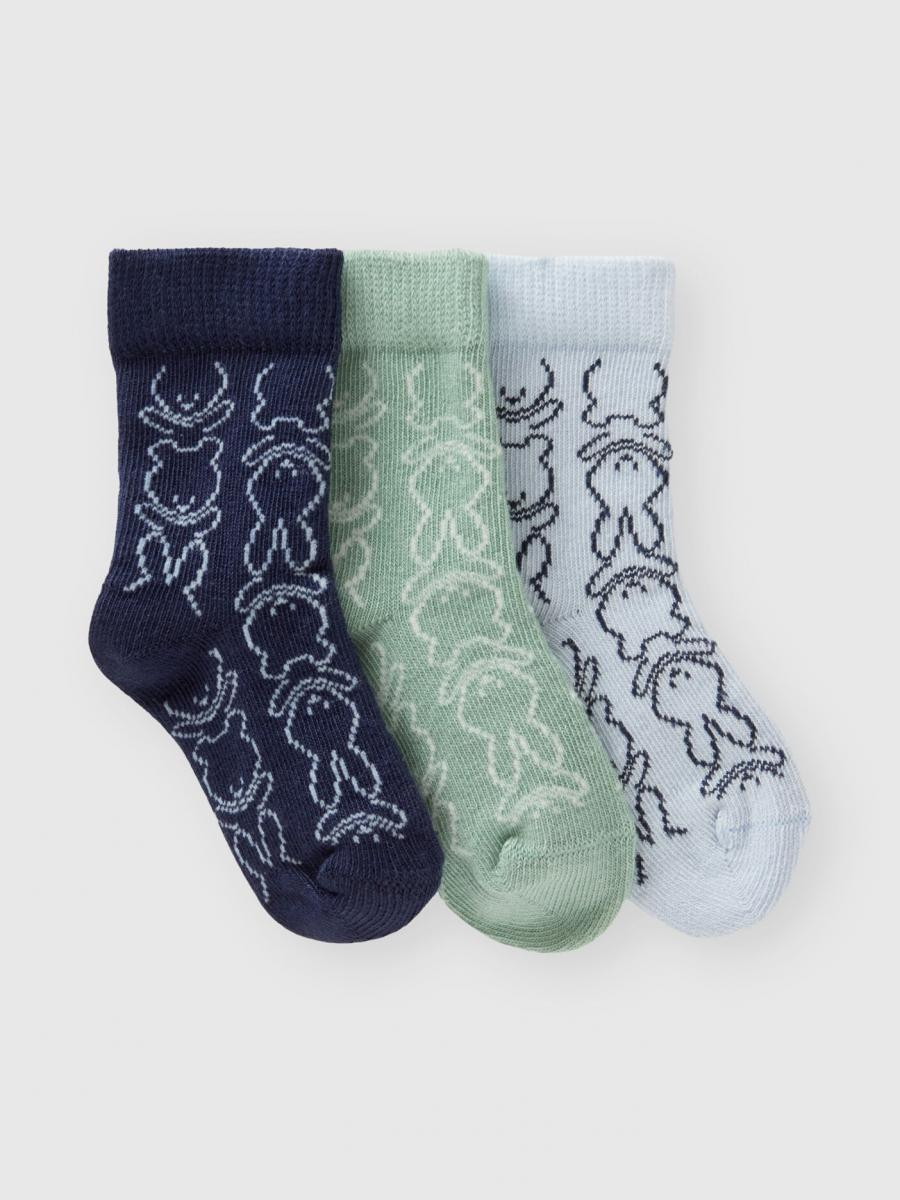Benetton čarapice tri para za bebe 