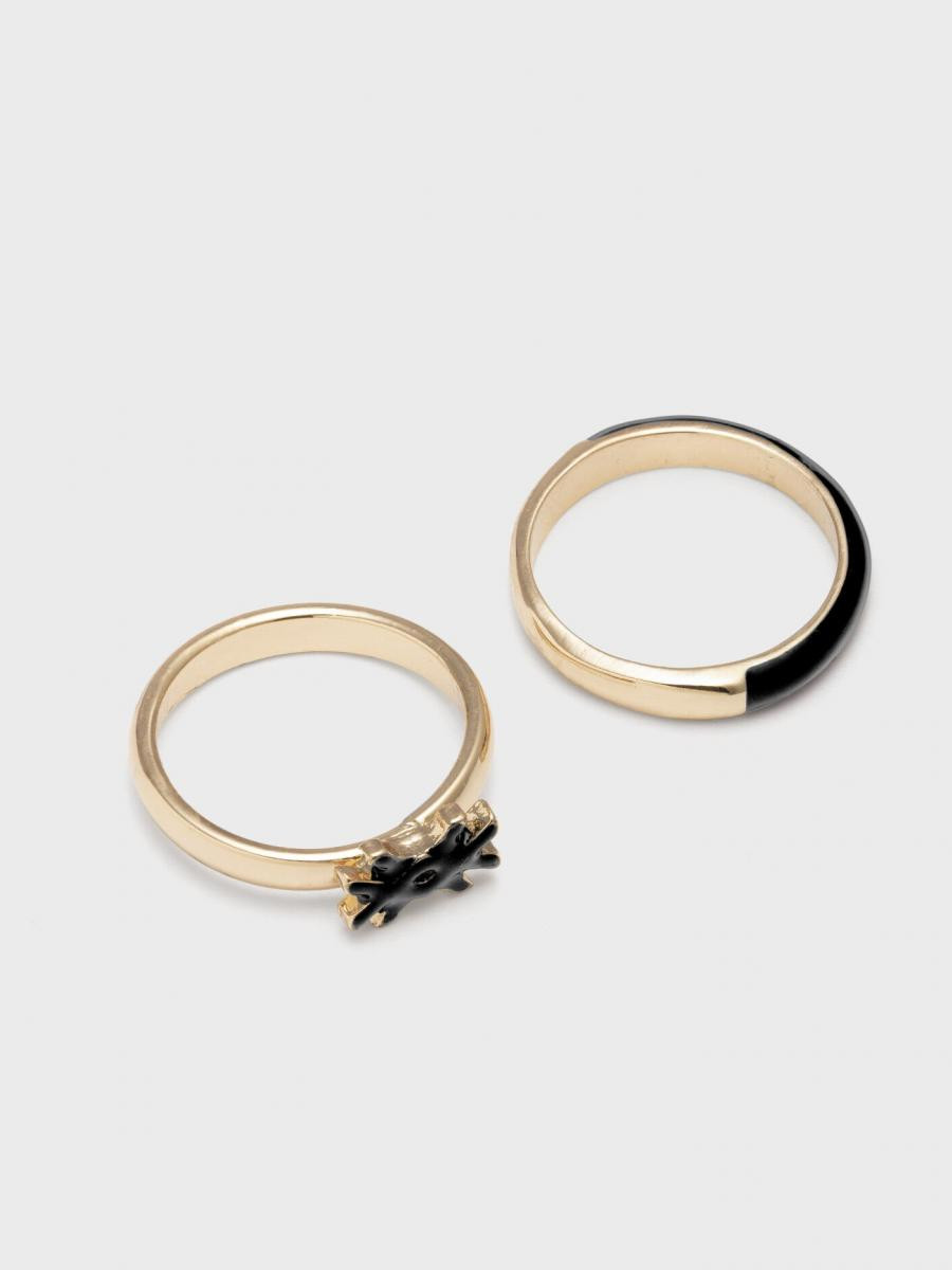 Benetton ženski prsten 2 komada 